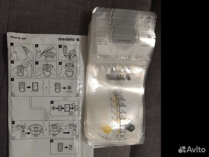 Пакеты для грудного молока Medela