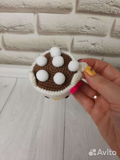 Развивающая игрушка. Вязаная еда
