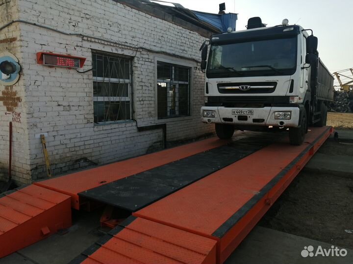 Монтаж ремонт автомобильных весов