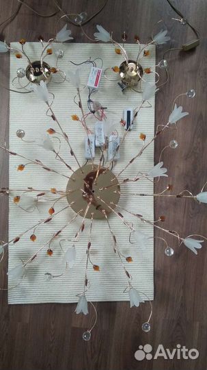 Люстра потолочная и бра