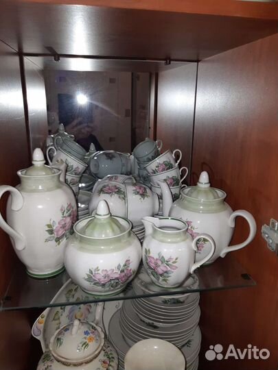 Чайный сервиз дулево розы