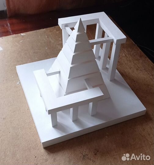 Макеты из бумаги\ватмана, пластика