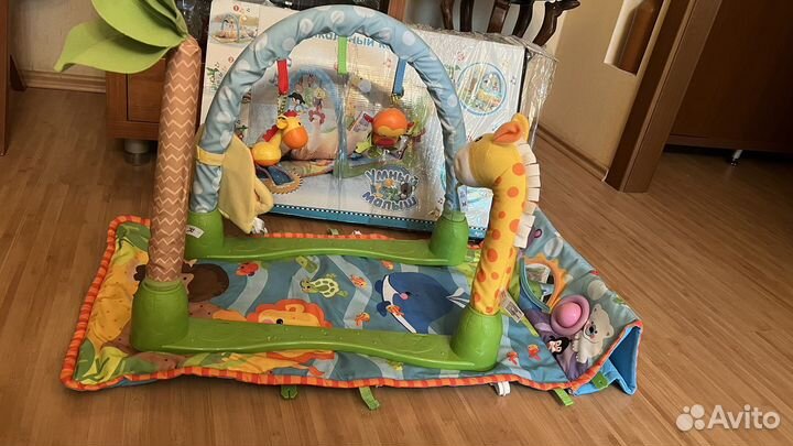 Развивающий коврик музыкальный для малышей