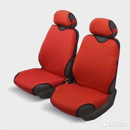 Чехлы-майка на сиденья sprint /красный/ перед