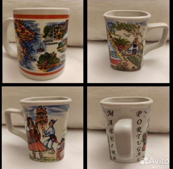 Кружка сувенирная бокал с городами