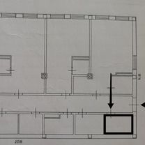 Комната 7,6 м² в 1-к., 1/5 эт.