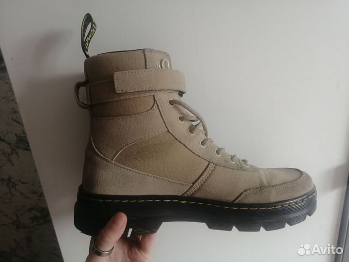 Ботинки DR. martens combs tech бежевые 42 размер