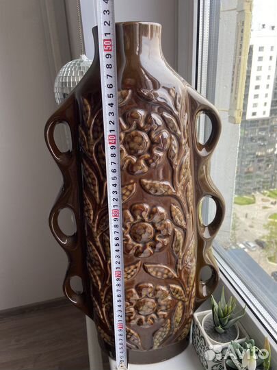 Ваза напольная керамическая