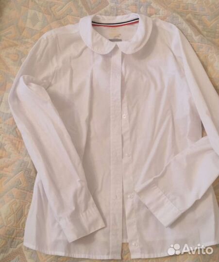 Блузки для девочки школьные