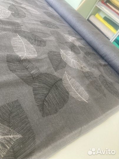 Ткань рогожка и лен