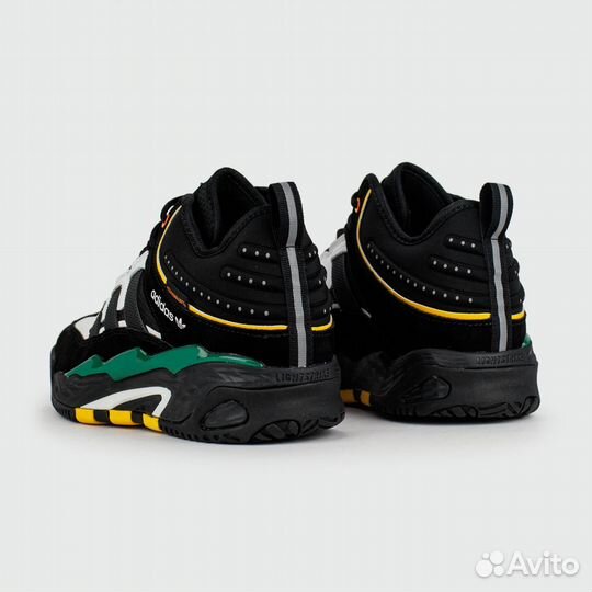 Adidas Niteball Black Green with Fur