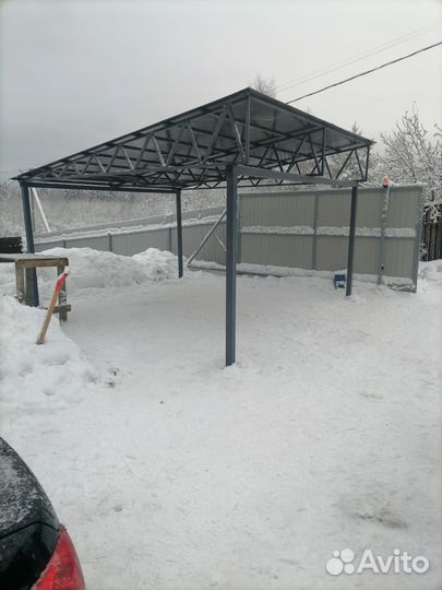 Навес 4х4м