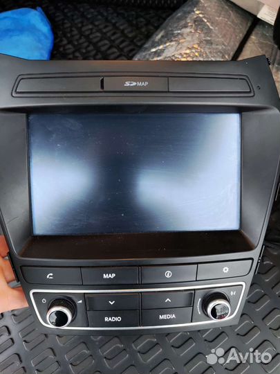 Штатное головное устройство Hyundai Santa Fe 3