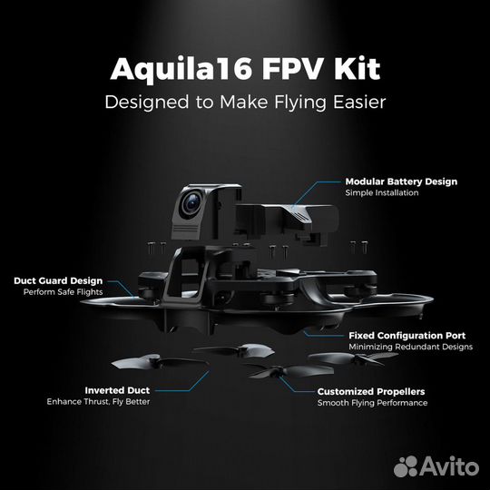 Fpv комплект Betafpv Aquila 16 Новый