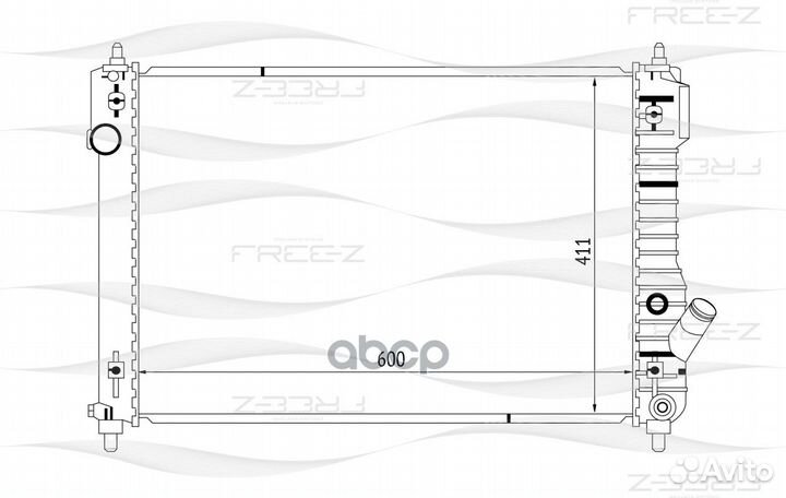 Радиатор KK0141 free-Z