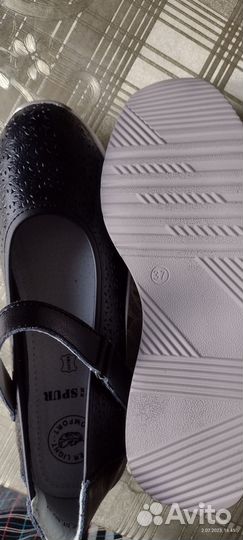 Туфли женские 37 размер натуральная кожа