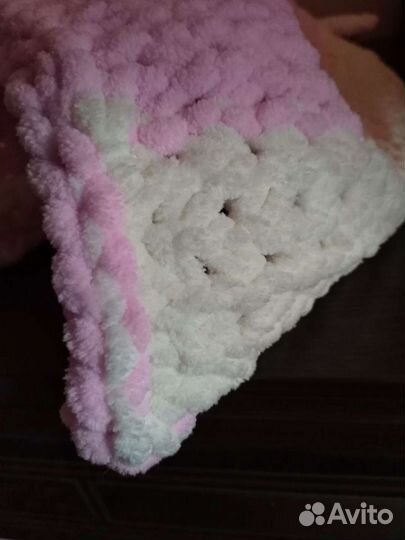 Плед детский вязаный