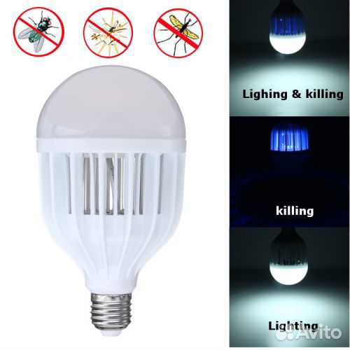 Светодиодная лампа от комаров zapp light LED lamp