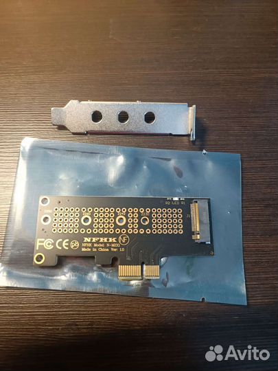 Адаптер m2 PCI-E X1/ Apple новый +SSD/HDD