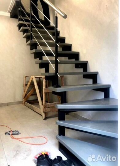 Перила деревянные с установкой