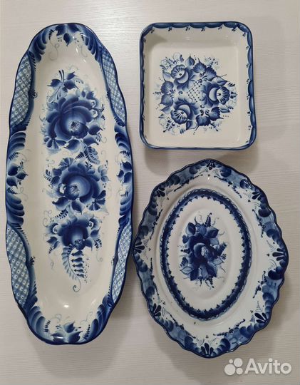 Посуда Гжель