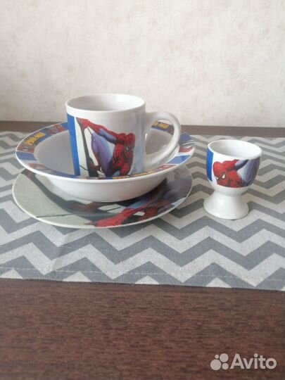 Набор детской посуды Человек-паук