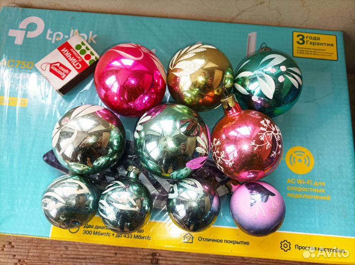 Елочные игрушки СССР