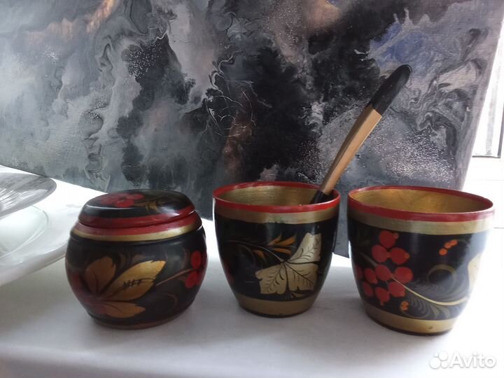 Набор для специй фарфор Сысерть грибы