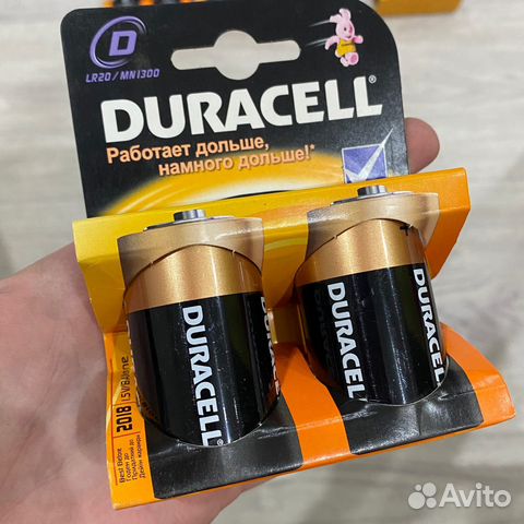 Батарейки duracell LR20/MN1300