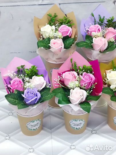 Букет из мыла