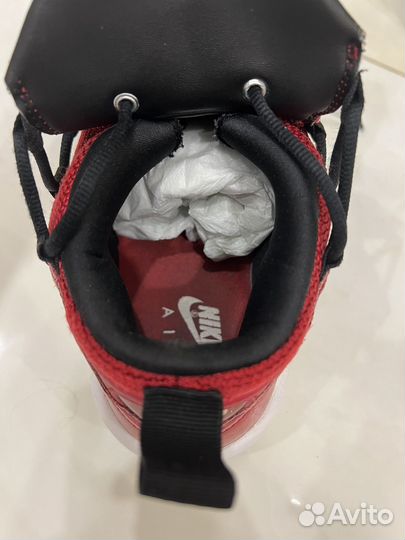 Оригинал Nike air more money Gym Red красные