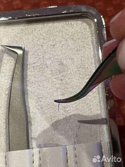 Пинцет для наращивания ресниц