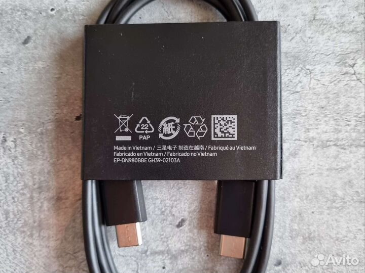 Кабель Samsung type c оригинал S20