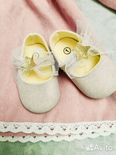 Нарядное платье для девочки 80см