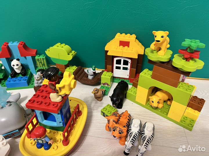 Lego duplo 163 шт,вокруг света