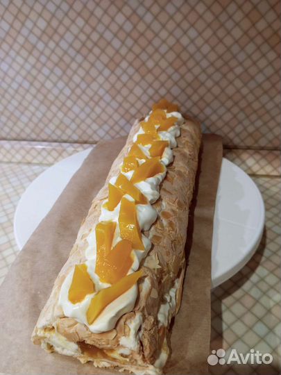 Меренговый рулет