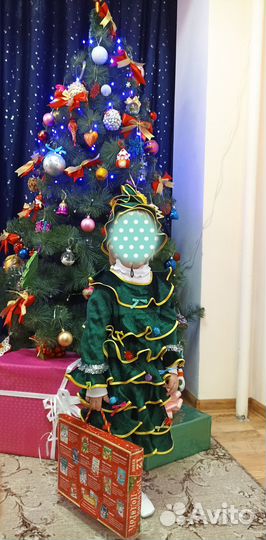 Новогодний костюм елочка 98 104