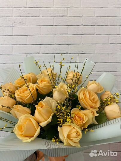 Цветы розы букет