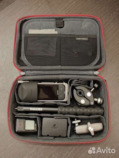 Insta360 Pgytech action camera carrying case