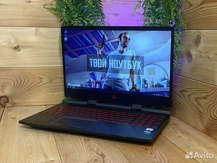 Игровой ноутбук HP omen i5/SSD/1050ti/8Gb/гарантия