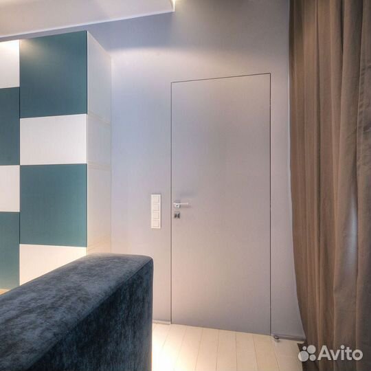 Скрытые двери под покраску