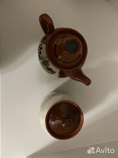 Заварочный чайник и сахарница СССР