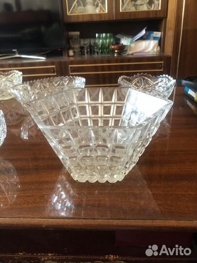 Хрустальные салатники СССР