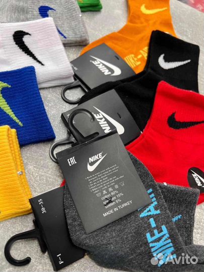 Носки nike air 10 пар для детей