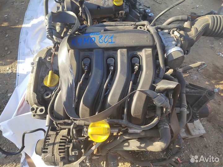 Двигатель K4MD801 Renault Scenic