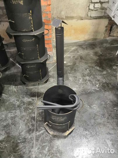 Печь дровяная под казан