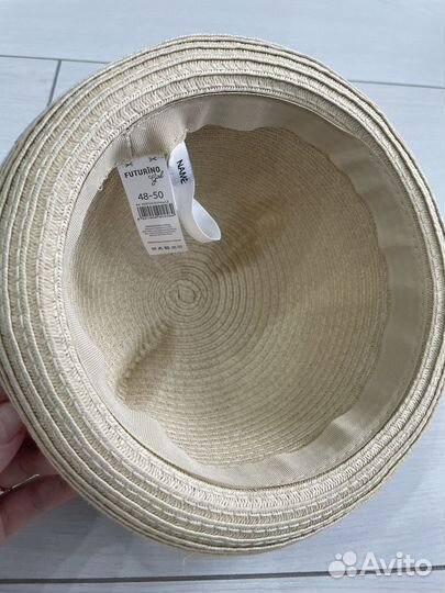 Соломенная шляпа для девочки 48-50