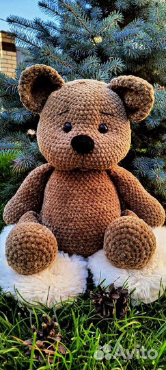 Игрушка мишка (42 см) ручной работы - амигуруми