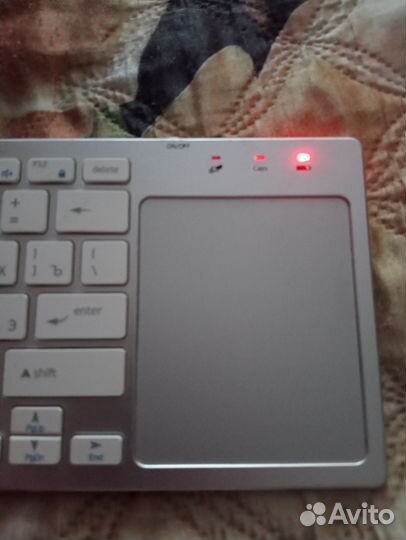 Клавиатура Jet.A Slim Line K6 BT Silver