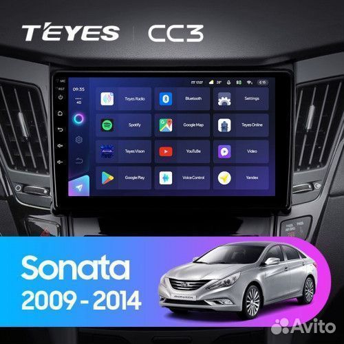 Магнитола Teyes CC3 Hyundai Sonata 6 YF 2009-2014